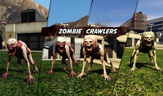 Zombie Crawlers - Add On Zombie Peds Thumbnail