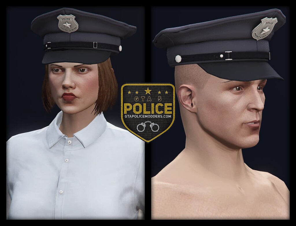 [paid] Police Officer Cap Male And Female Fivem Releases Cfx Re Community