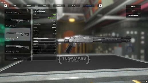 Realistic Weapons - Shop, Loadout, Weapon on back [Standalone] thumbnail 6