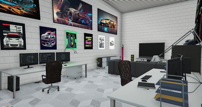 UNCStudios Rouge Customs MLO interior  thumbnail 6