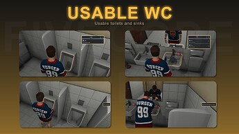 FiveM Burger Shot Job - Usable WC - Usable toilets and sinks