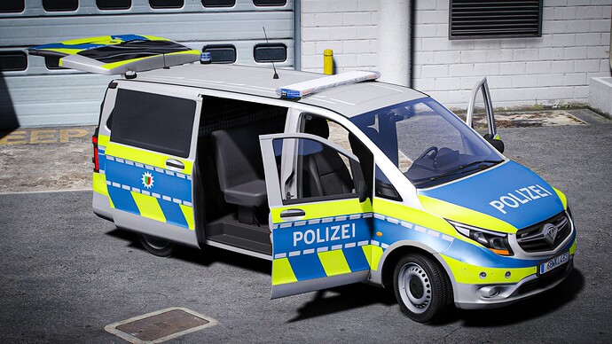 Benefactor Van Police / Polizei NRW thumbnail 4