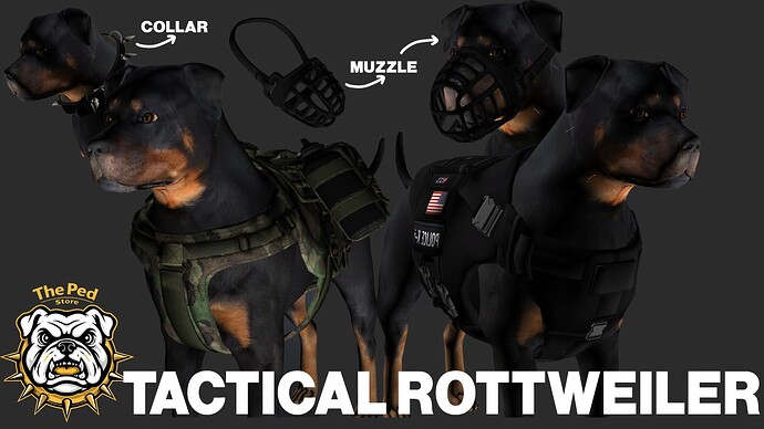 [PAID] Tactical Rottweiler Ped - FiveM Releases - Cfx Forum