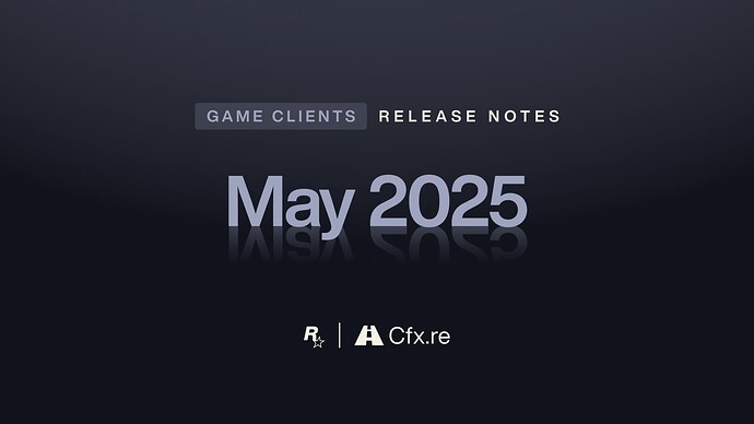 Cfx.re Release Notes: May 2025