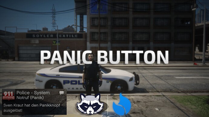 Police Buttons - Panic