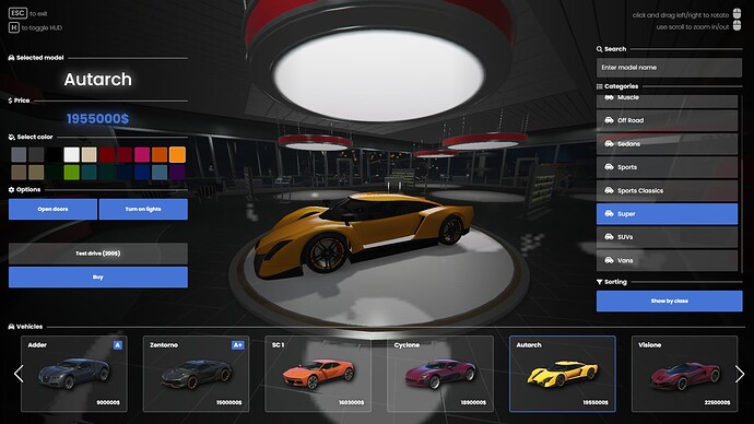 sfvehicleshop - Vehicle Shop 🚘 FULLY CUSTOMIZABLE Thumbnail