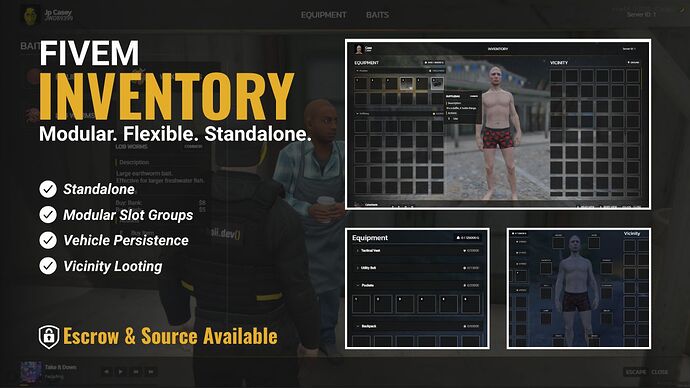 Standalone Slot Inventory | Containers, Vehicles & Vicinity Loot Thumbnail