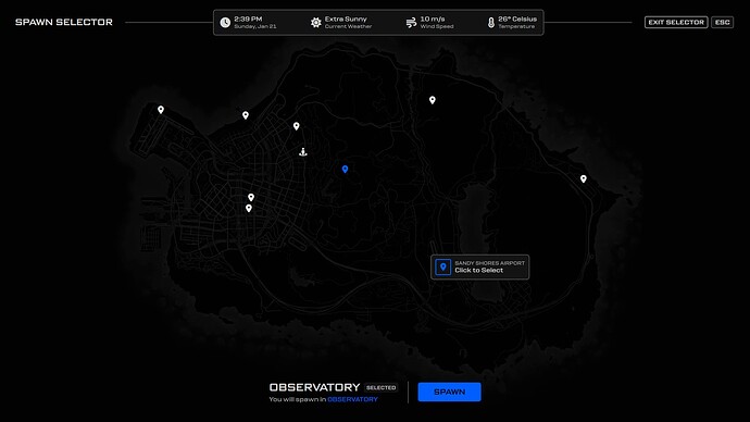 🆗 okokSpawnSelector [QBCORE][ESX][PAID] thumbnail 2
