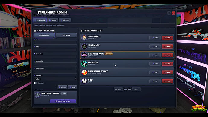 [PAID] Streamers List — Advanced Twitch & Kick Integration - FiveM ...