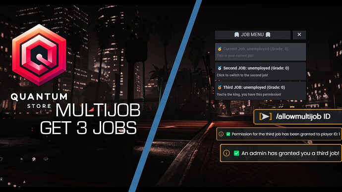 [ESX] Multijob - Get 3 JOBS! - FiveM Releases - Cfx Forum