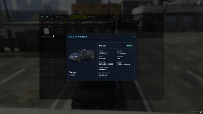 Advanced car rental fivem [esx] [qb] [qbx] thumbnail 7