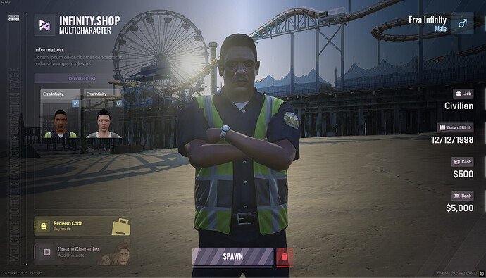 [PAID] Advanced Multicharacter [QBCore & Qbox & ESX] thumbnail 2