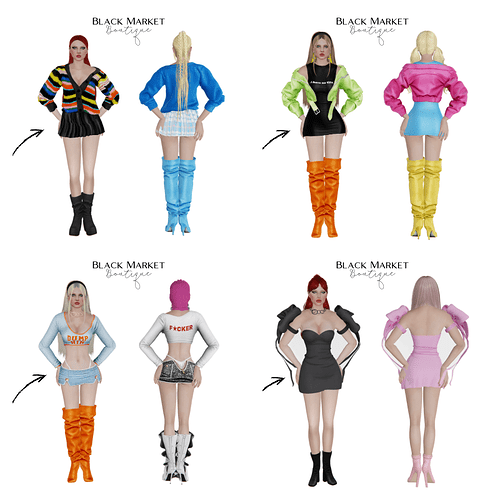 [Paid] Mini Clothes Pack 11 items for MP Female thumbnail 2