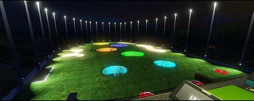 golf range night