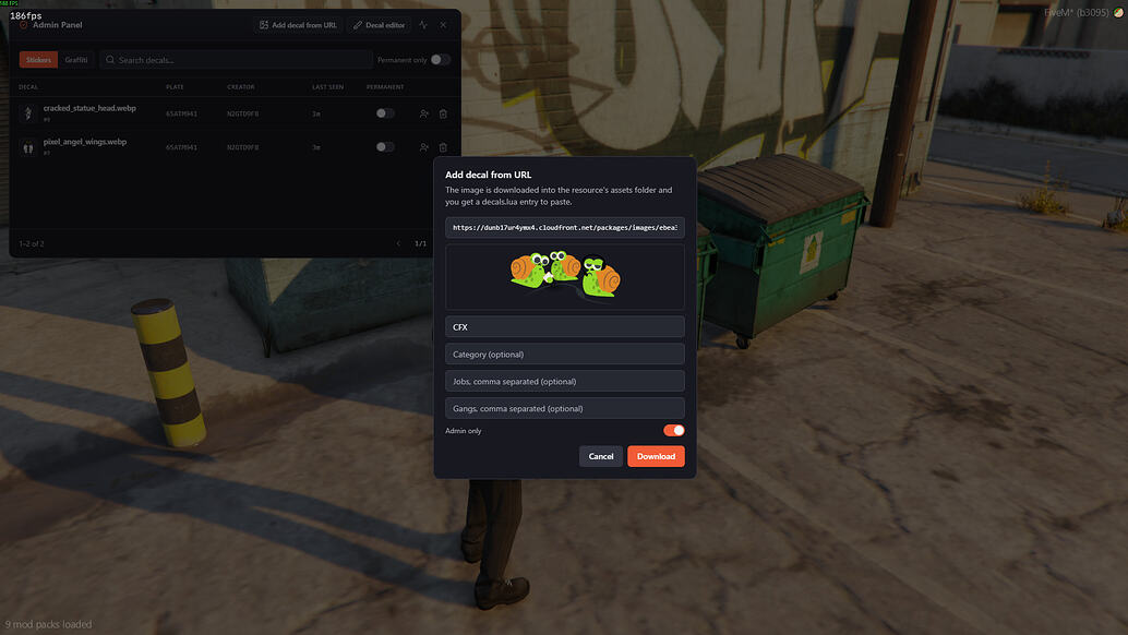 Fivem Sticker Mod Decal V: Graffiti and Vehicle Sticker - FiveM Releases - Cfx Forum