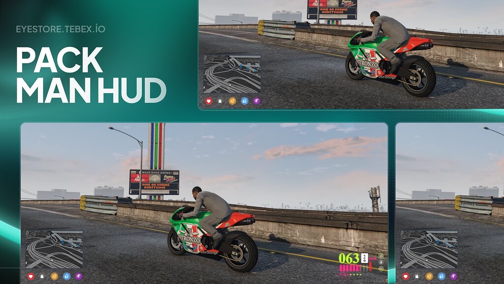 [RELEASE] ES-Packman HUD - #1 Premium QBCore HUD System | FiveM Packman ...