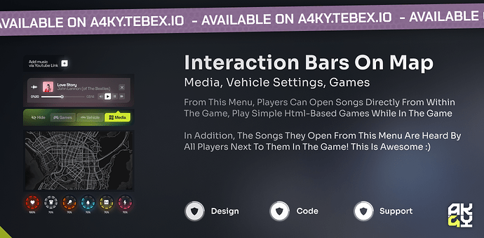Advanced HUD | 13 Speedometers • 10 Status Bars • Minimap Menu (Games & Music) thumbnail 5