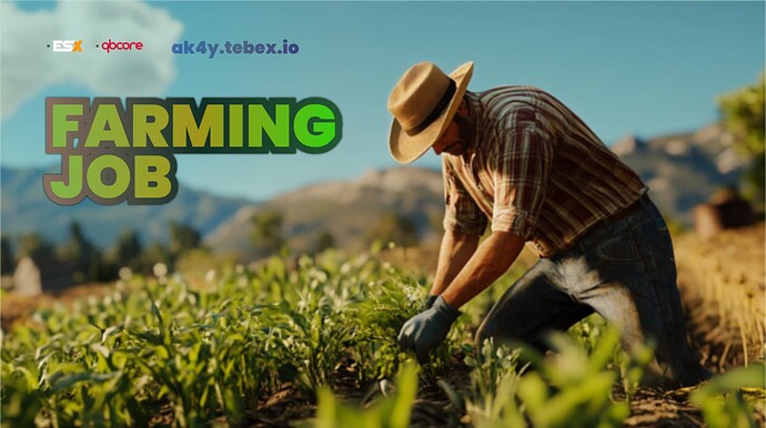 [QB/ESX] Advanced Farming Job Scripts | Wheat Farming & Cow Milking Thumbnail
