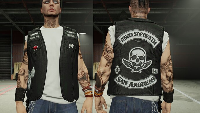 [PAID] AOD - Angels Of Death M.C vest [Female/Male] thumbnail 7