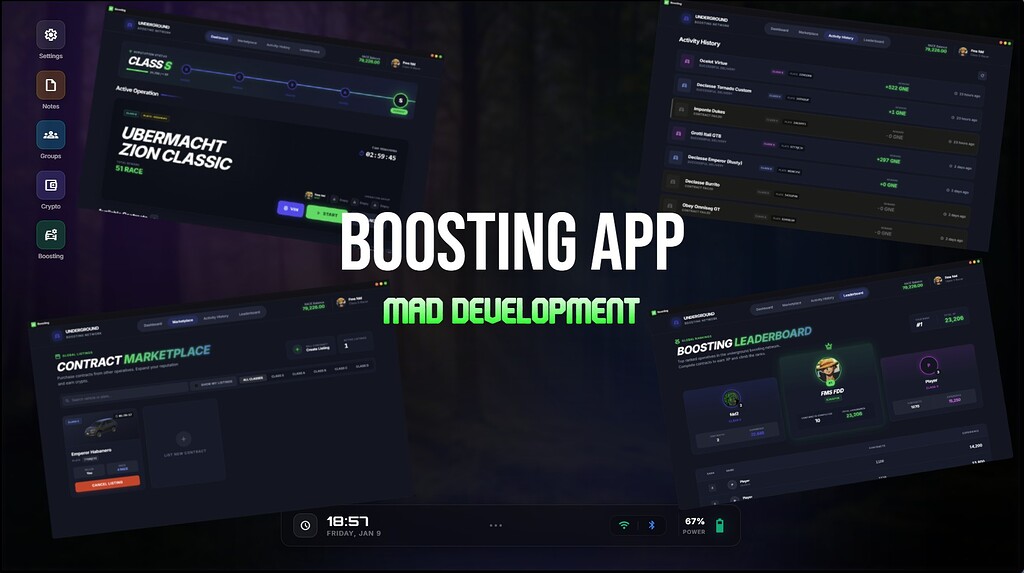 Boosting System [Mad Development] - FiveM Releases - Cfx Forum