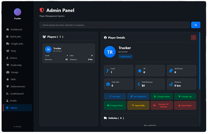 [PAID] Ultimate Trucker Simulator - FiveM Script | ESX & QBCore | Party System + NPC Drivers thumbnail 19
