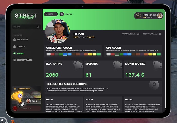 Fivem Racing System (Race Modes, many race rewards, Race creation and many more) thumbnail 4