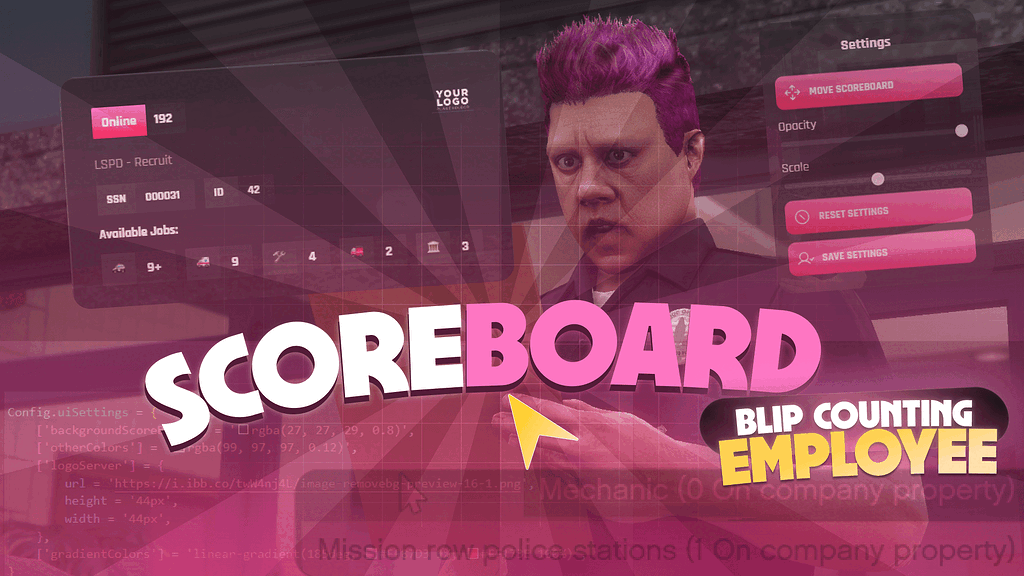 [PAID] [ESX / QBOX / QBCORE] ScoreBoard & Smart Blips with Employee ...