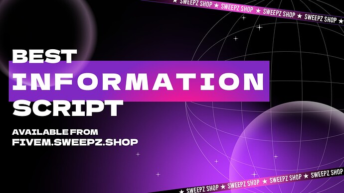 Fivem Information Script | Sweepz Infos Thumbnail