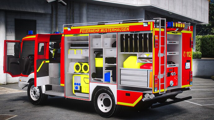 Brute Fire Truck E4  Xenon Optic - ELS thumbnail 3