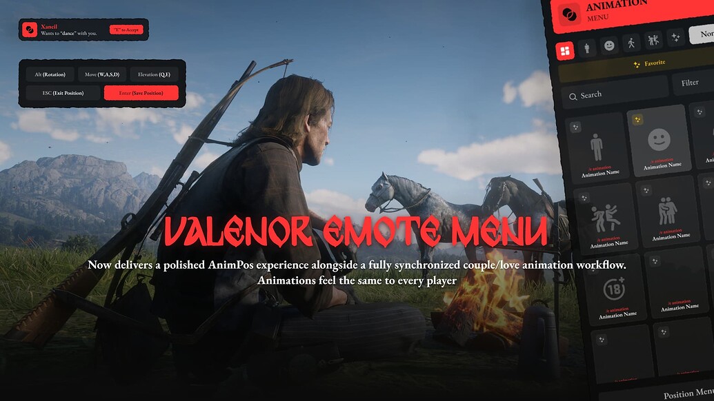 😁 V-Emotemenu | Most Advanced Cinematic Editor System with Animpos ...
