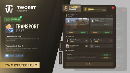 Multiplayer Tranport Job V2.0 [QB & ESX & QBX & VRP] [PAID] thumbnail 2