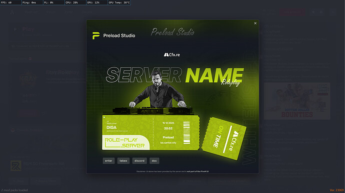Fivem Connect UI | Most Advanced Connect Loading With Best UI | Preload Studio thumbnail 2