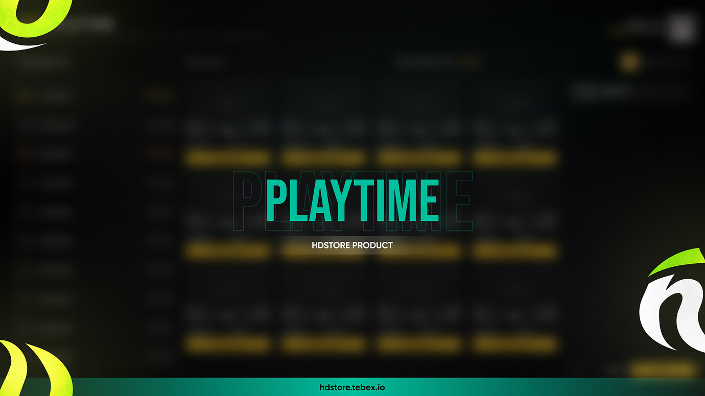 [PAID] [QB/ESX/QBOX] Playtime Shop - FiveM Releases - Cfx.re Community
