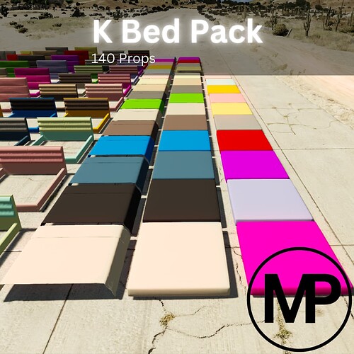 [UPDATED] King Size Bed Pack | 140 Props thumbnail 10