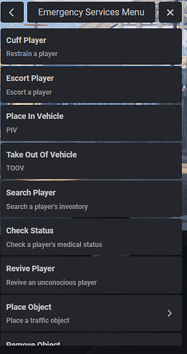 [FREE] Universal Police & EMS Menu (ox_lib) [WIP] - FiveM Releases ...