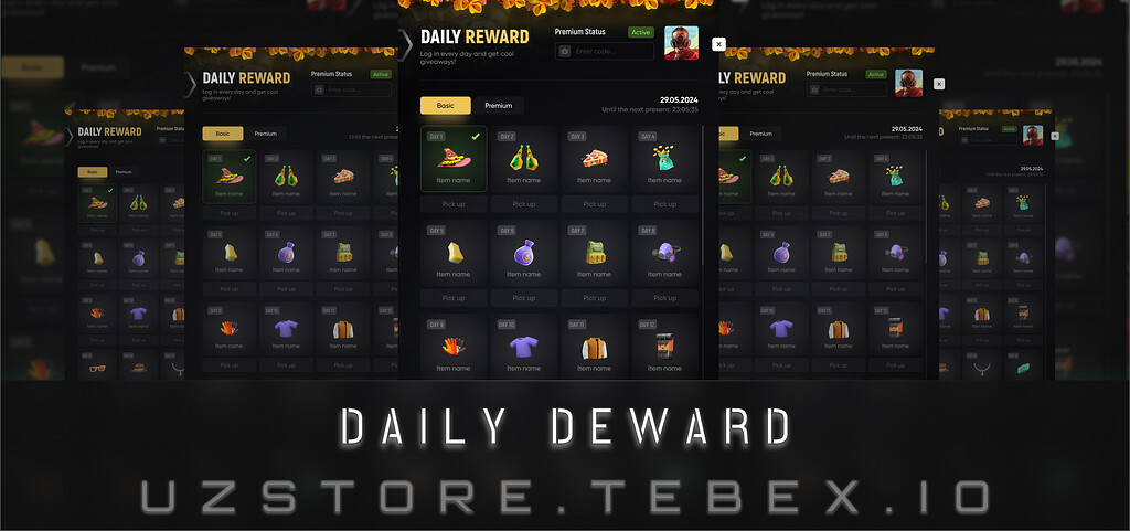 Daily Rewards [QBCore, ESX] - FiveM Releases - Cfx.re Community