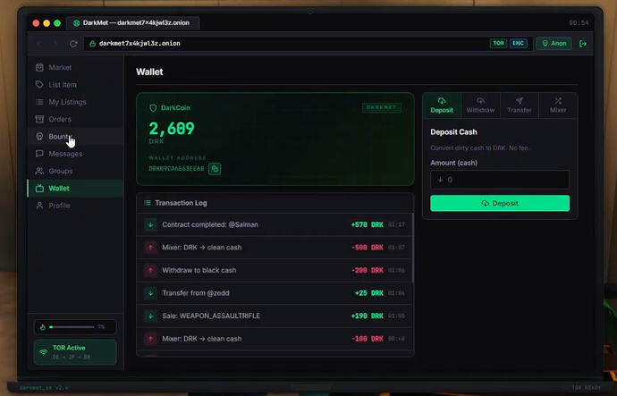 Goonsquad DarkMet | Advanced Dark Web System | Criminal Marketplace for RP Interactions | 3