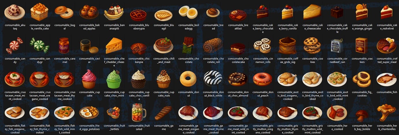 Inventory Images - FOOD - RedM Releases - Cfx Forum
