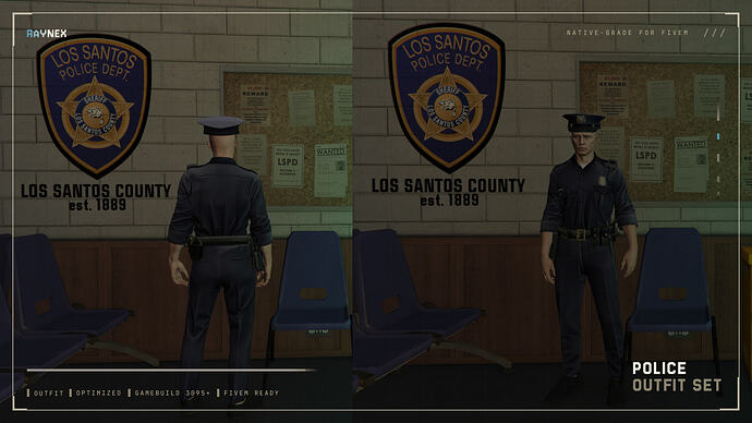 POLICE Outfit Vest M