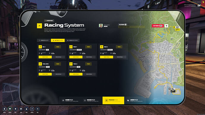 Advanced Racing System | Ranked • ELO • Crews • Custom Tracks 6