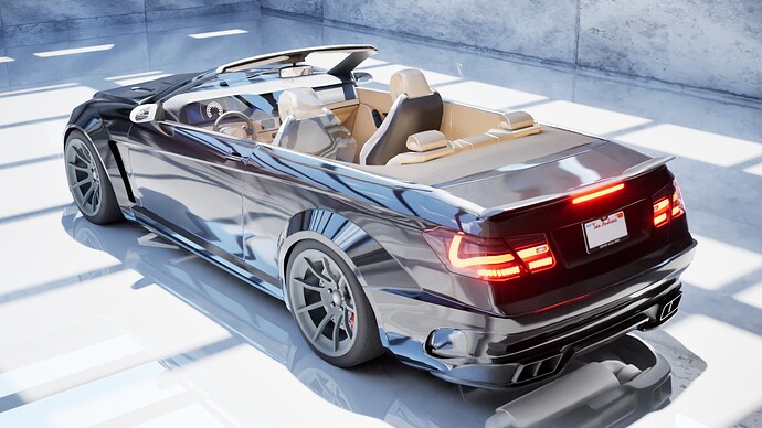 Schwarzer Cabrio [Animated-Roof] thumbnail 4