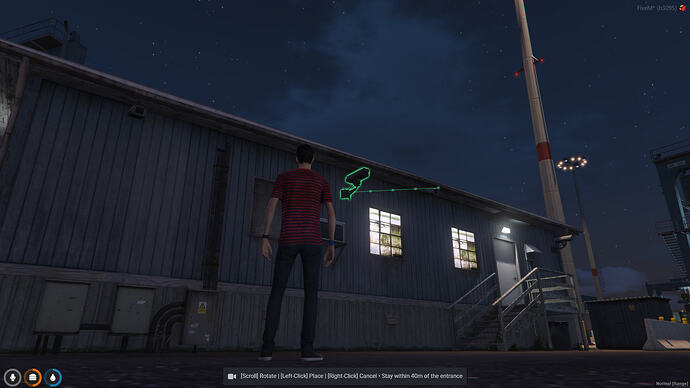 Realistic raycast camera placement