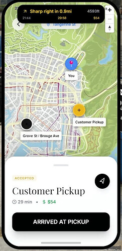 3-in-1 Job Phone – Eats | Rides | Parcel (Sleek UI Custom Props Clothing) thumbnail 7