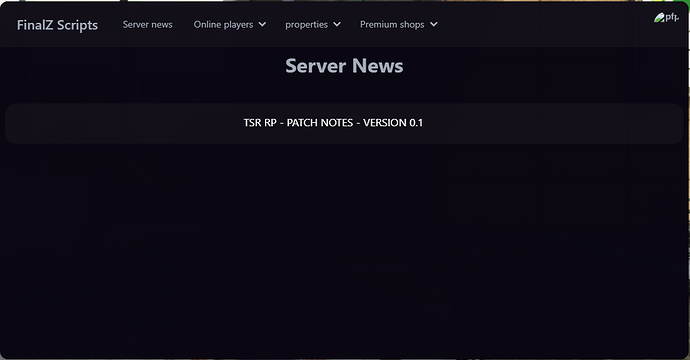 [ESX][PAID] FinalZ dashboard Thumbnail