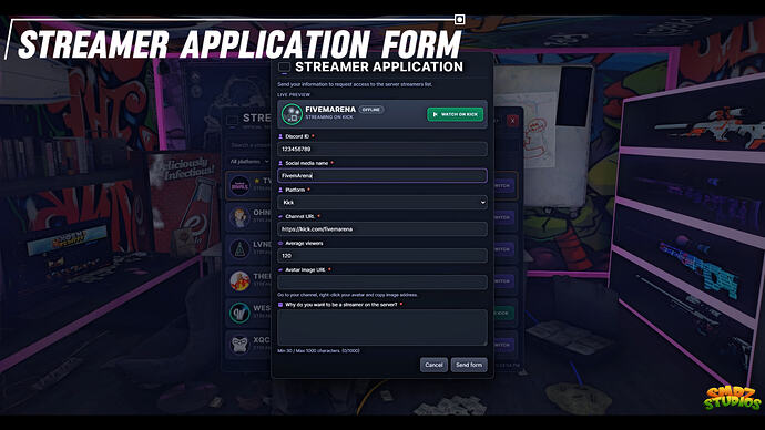 [PAID] Streamers List — Advanced Twitch & Kick Integration - FiveM ...