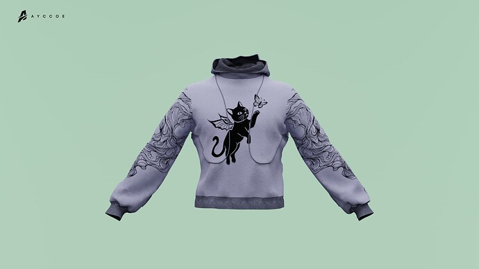 Hoodie with Piping (MP Male) thumbnail 4