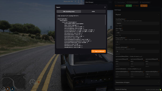 Handling Editor | Live In-Game Vehicle Handling | No Restart Needed 5