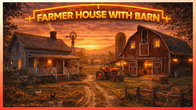 Farmer House & Barn MLO Pack | Farm Interior