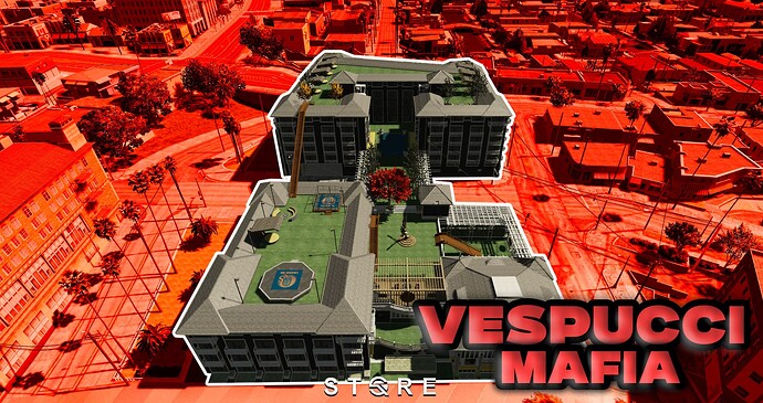[PAID][MAP] Vespucci V Hotel Mafia Hood FiveM GTA 5 RP Thumbnail
