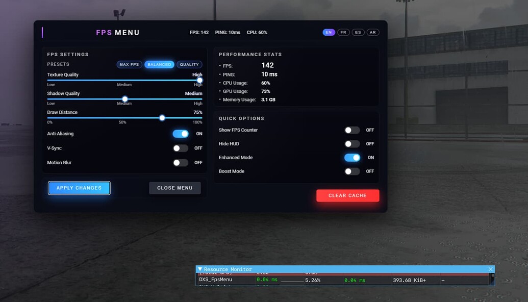 Advance Fps Menu - FiveM Releases - Cfx Forum